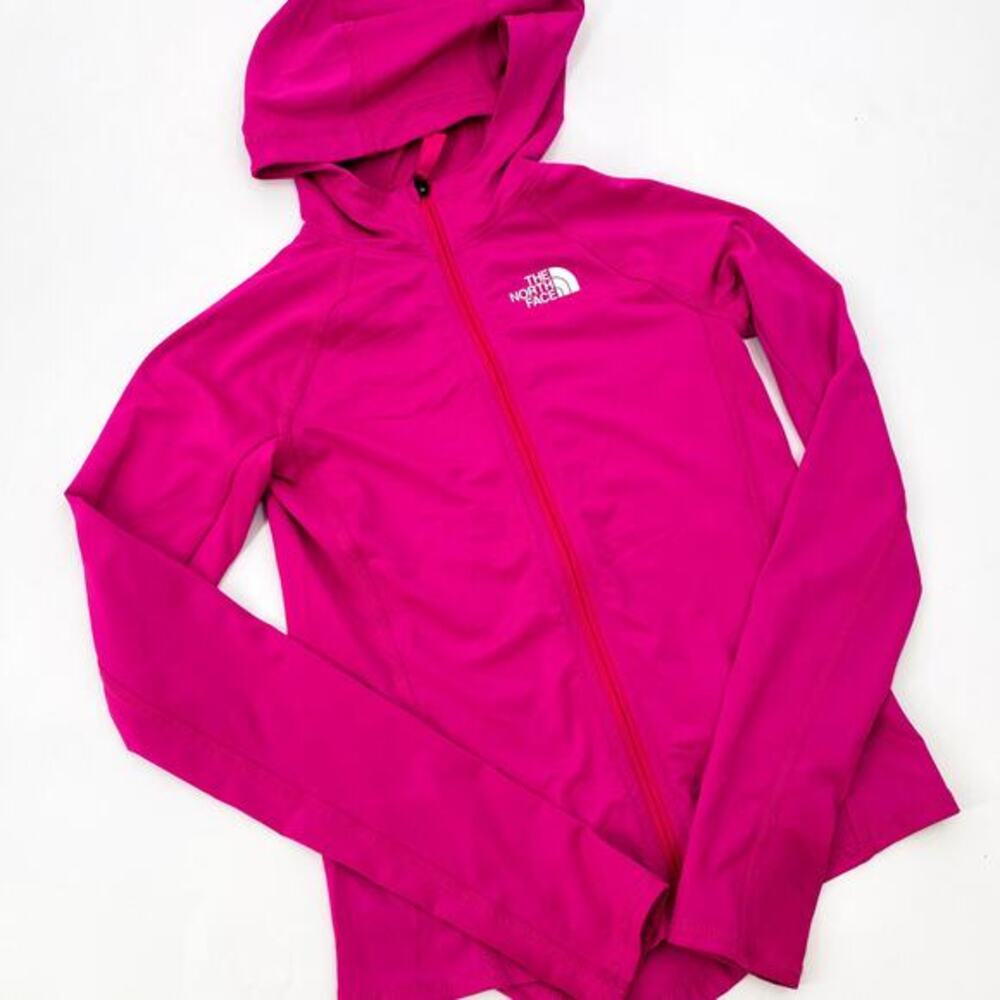 the north face‎ M pink SPF 40 girls full zip